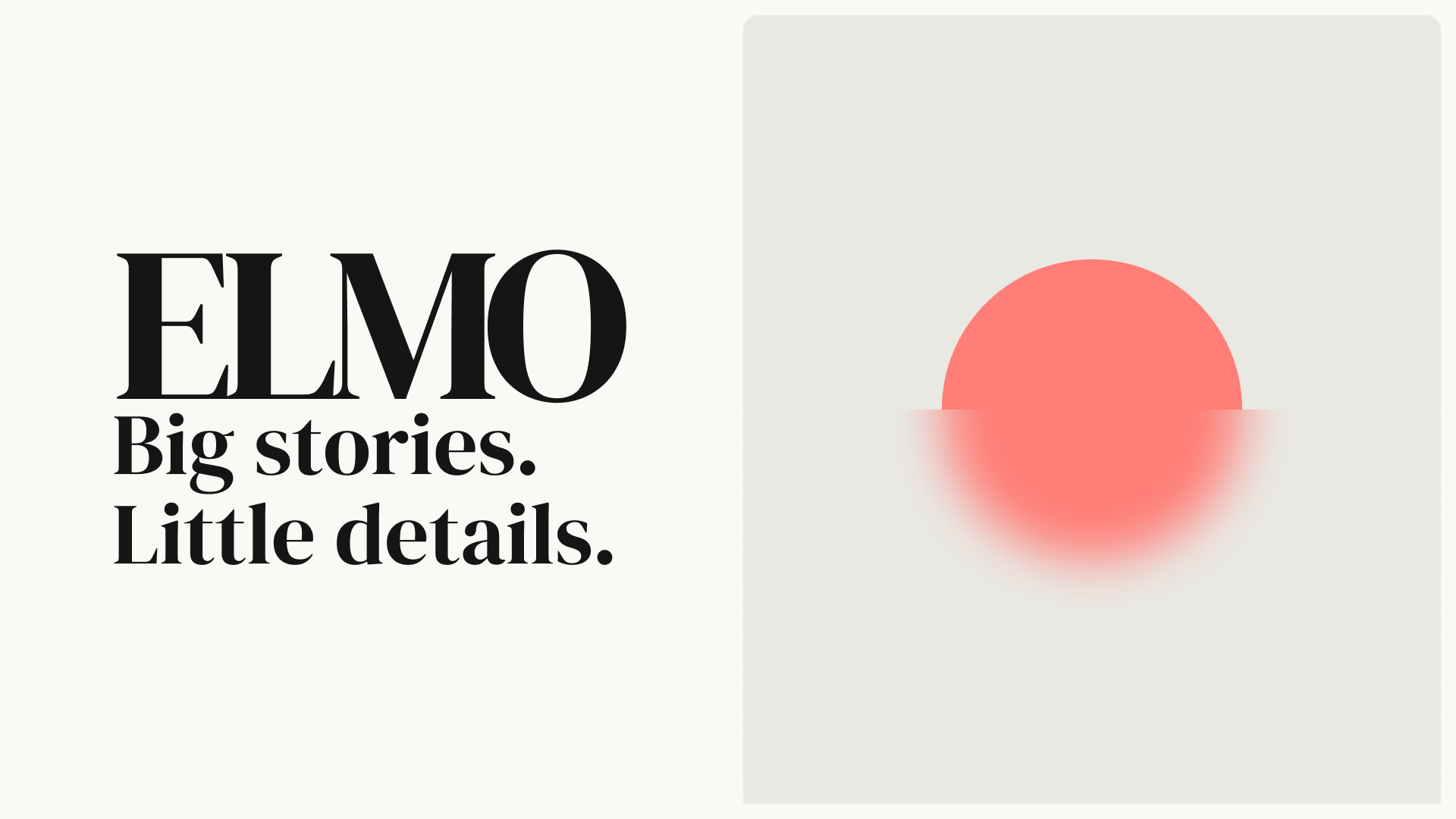 ELMO - Capstone Project